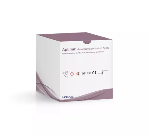 Assay box on white background