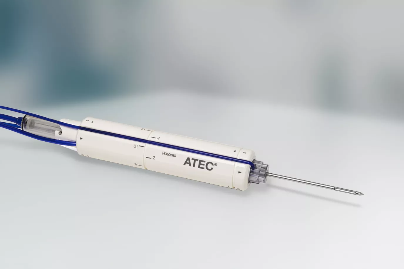 Hologic ATEC Breast Biopsy System on blurred background